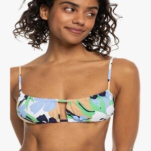 Roxy Womens Bikini Top-Adjustable Swim Top, Quick-Dry, Removable Pads-SIZE XL